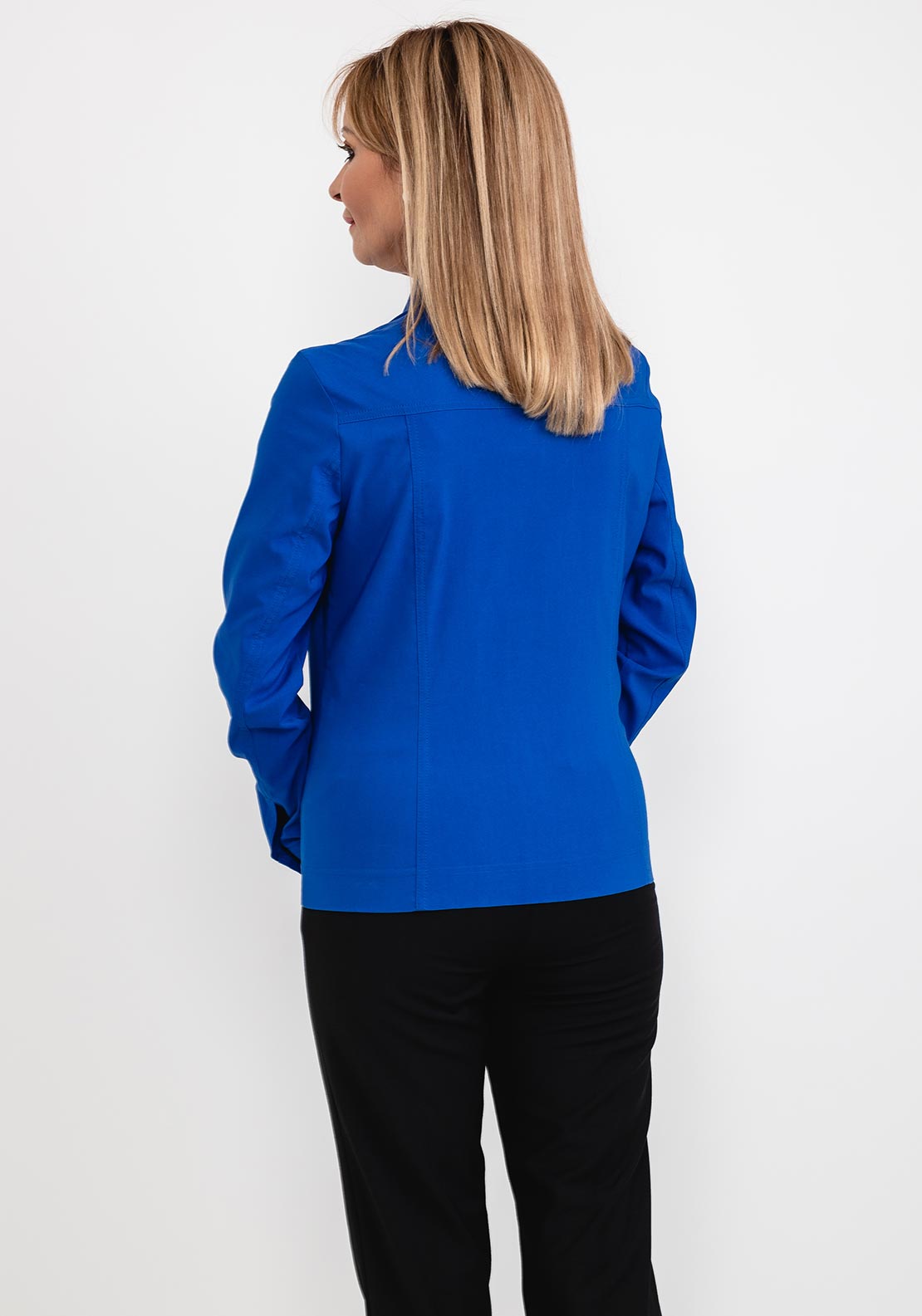 Robell Happy Denim Effect Jacket, Royal Blue