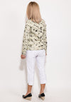 Robell Happy Army Print Jacket, Green Multi