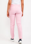 Robell Marie Full Length Slim Leg Trousers, Soft Rose