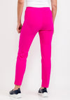 Robell Marie Full Length Slim Leg Trousers, Cabaret Pink