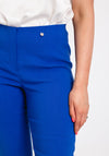 Robell Marie Full Length Slim Leg Trousers, Royal Blue