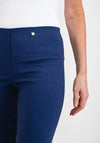 Robell Marie Full Length Slim Leg Trousers, French Blue