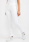Robell Elena Slim Fit Jeans, White