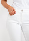 Robell Elena Slim Fit Jeans, White