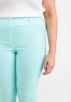 Robell Rose 09 Cropped Trousers, Aqua