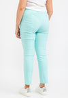 Robell Rose 09 Cropped Trousers, Aqua