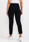 Robell Bella 09 Slim Cropped Trousers, Navy