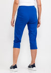 Robell Marie 07 Slim Fit Cropped Trousers, Royal Blue