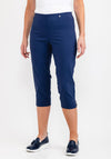 Robell Marie 07 Slim Fit Cropped Trousers, French Blue