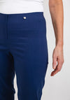 Robell Marie 07 Slim Fit Cropped Trousers, French Blue