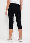 Robell Marie 07 Slim Fit Cropped Trousers, Navy