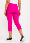 Robell Rose 07 Slim Fit Cropped Trousers, Cabaret Pink