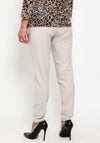 Robell Hygge Jogger Style Trousers, Beige