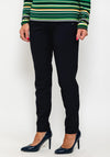 Robell Hygge Jogger Style Trousers, Navy