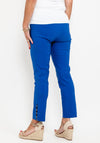 Robell Rose 09 Ankle Grazer Slim Trousers, Royal Blue