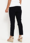 Robell Rose 09 Ankle Grazer Slim Trousers, Navy
