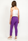 Robell Rose 09 Ankle Grazer Trousers, Purple