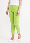 Robell Bella 09 Ankle Grazer Trousers, Lime Green