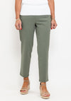 Robell Bella 09 Ankle Grazer Trousers, Ivy Green