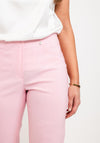 Robell Bella 05 Slim Knee Length Shorts, Soft Rose