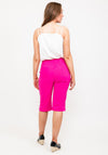 Robell Bella 05 Slim Knee Length Shorts, Cabaret Pink