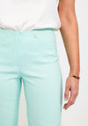 Robell Bella 05 Slim Knee Length Shorts, Mint Green
