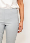 Robell Rose 07 Slim Fit Capri Trousers, Light Grey
