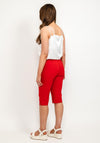 Robell Lexi 05 Knee Length Golf Shorts, Red