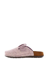 Rohde Wool Buckle Slip on Mules, Lilac