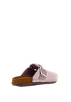 Rohde Wool Buckle Slip on Mules, Lilac