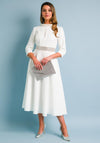 Veni Infantino for Ronald Joyce Embellished Dress, Ivory