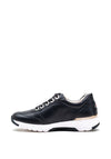 Gabor Womens Rolling Soft Leather Zip Trainers, Navy