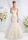 Ronald Joyce 69009 Wedding Dress UK Size 12, Ivory & Champagne