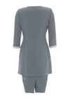 Veni Infantino Dress & Embellished Coat Outfit, Charcoal