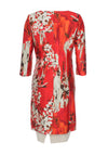 Veni Infantino for Ronald Joyce Printed Dress & Coat, Red Multi