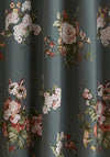 Laura Ashley Rosemore Fully Lined Blackout Eyelet Curtains, Fern
