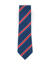 Hunter Navy Red and White Stripe School Tie