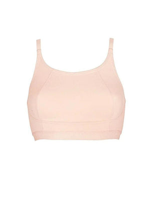 Royce Lola 2 Pack Crop Top Bra, Pink and White