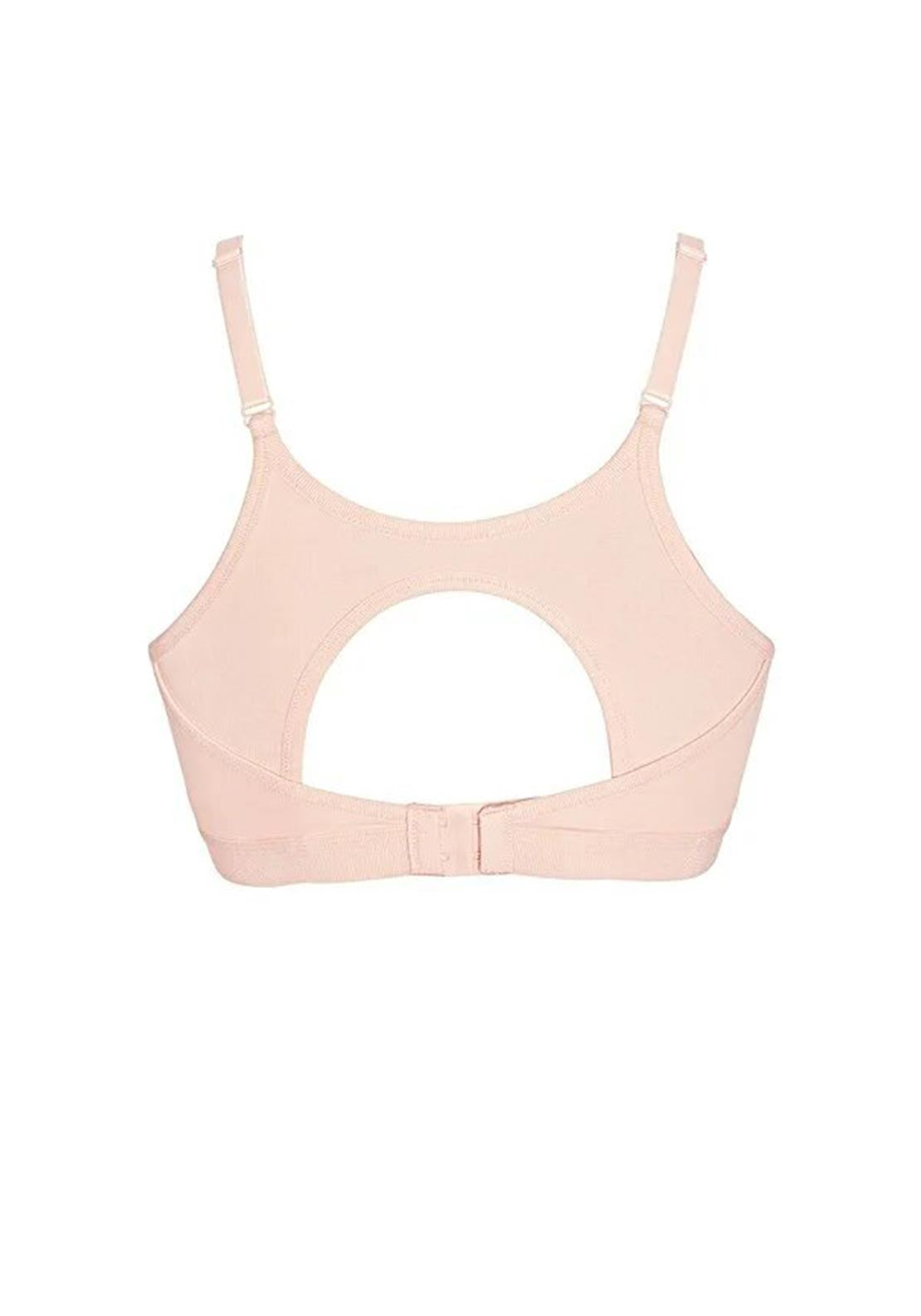 Royce Lola 2 Pack Crop Top Bra, Pink and White