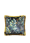 Scatterbox Juniper Fringed Feather Cushion, Navy