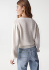 Salsa Knitted Cardigan, Pearl White