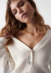 Salsa Knitted Cardigan, Pearl White