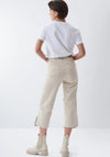 Salsa Straight Cropped Push In Secret Glamour Jeans, Beige