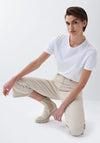 Salsa Straight Cropped Push In Secret Glamour Jeans, Beige