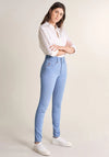 Salsa Push in Secret Soft Touch Skinny Jeans, Light Blue