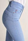Salsa Push in Secret Soft Touch Skinny Jeans, Light Blue