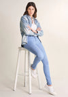 Salsa Push in Secret Soft Touch Skinny Jeans, Light Blue