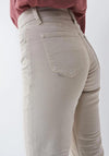 Salsa True Cropped Slim Jeans, Beige