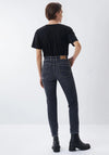 Salsa Glamour Push In Cropped Slim Jeans, Black