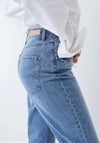Salsa Slim Cropped Boyfriend Jeans, Light Blue